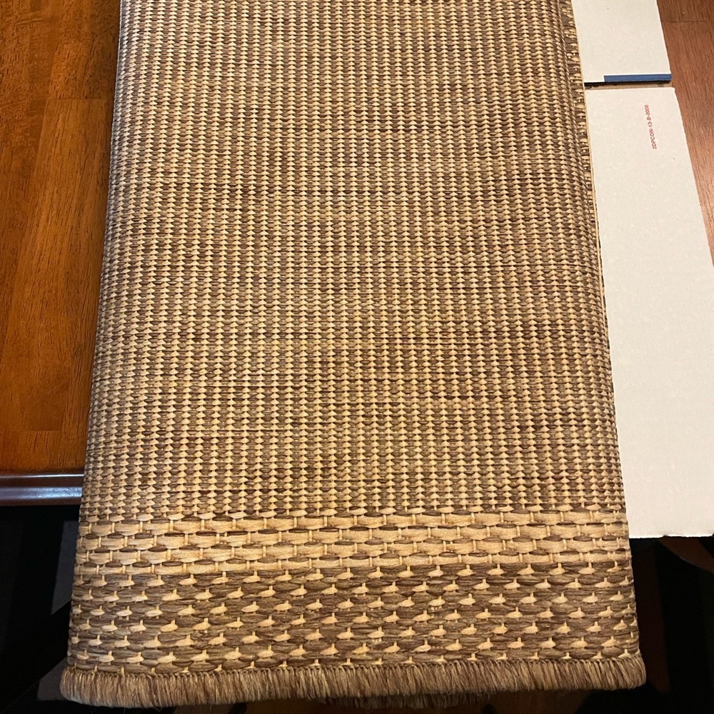 NWT Indoor outdoor brown rug